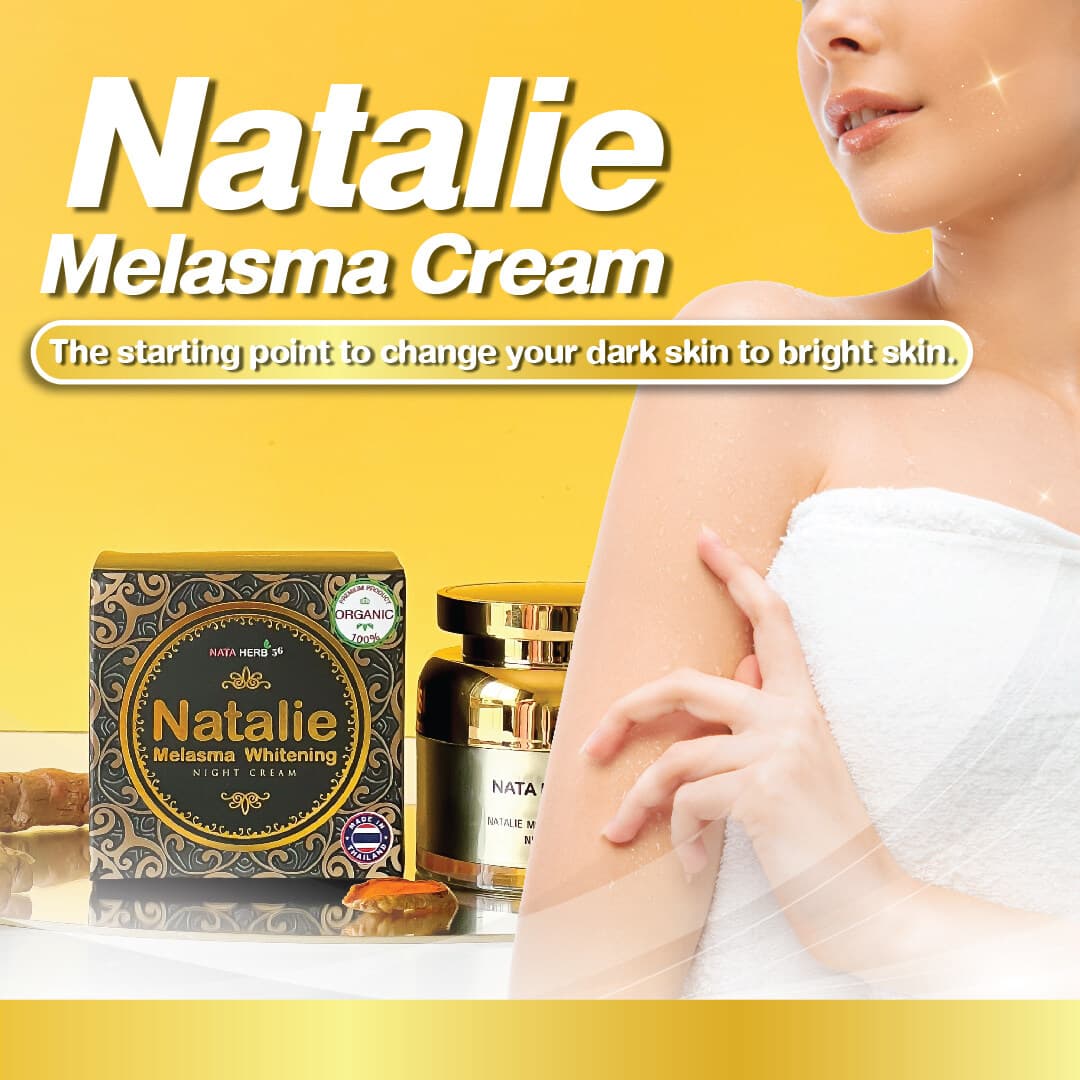 Natalie Melasma whitening night cream