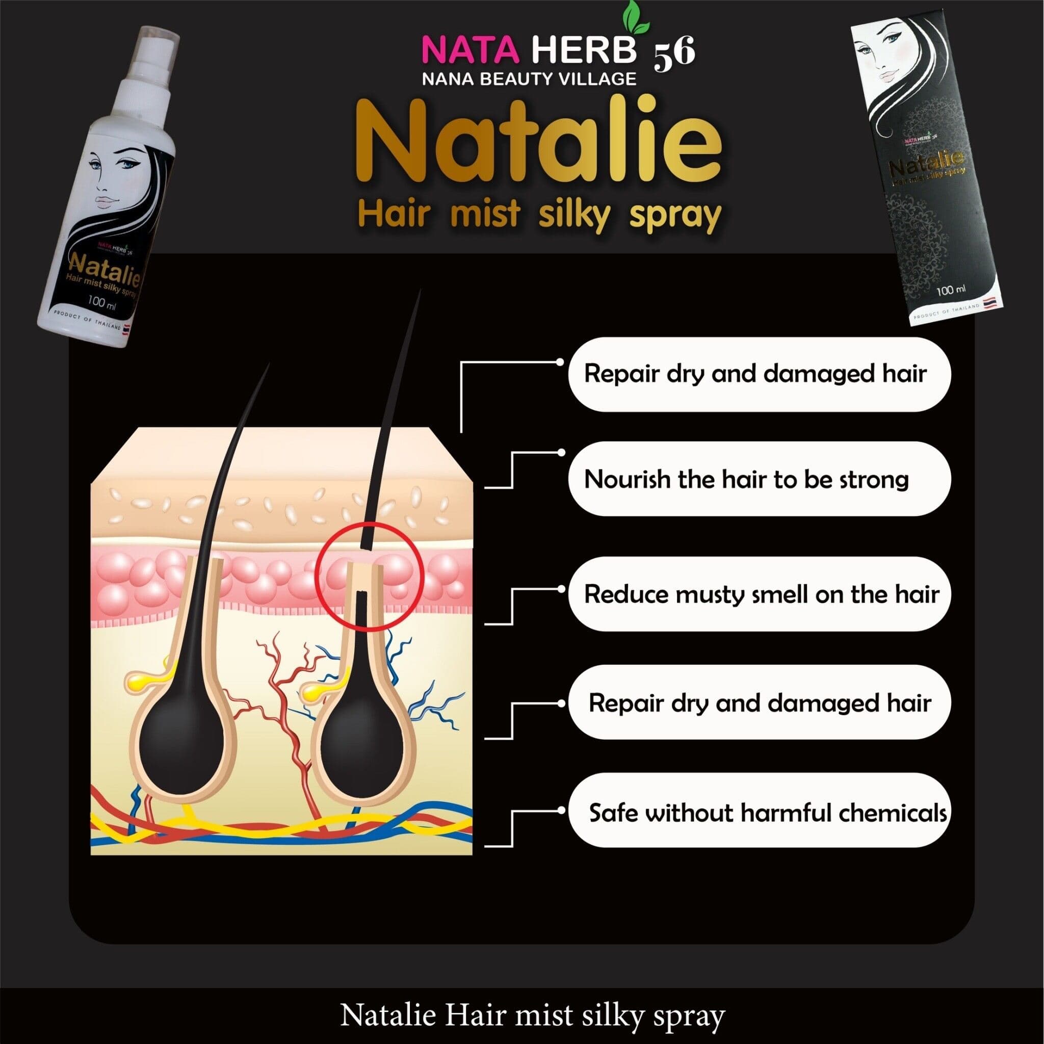 Natalie Hair Mist Silky Spray - ภาพที่ 9