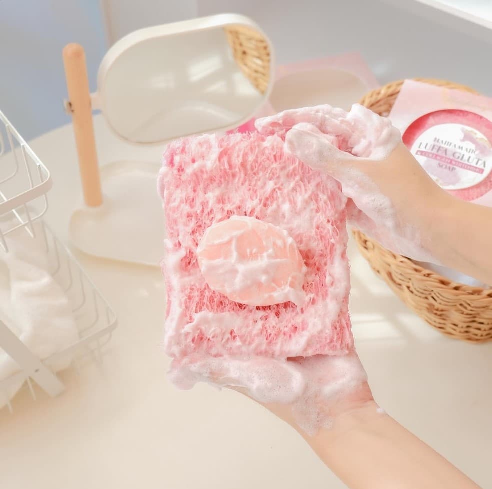 Luffa Gluta & Collagen whitening soap - ภาพที่ 5