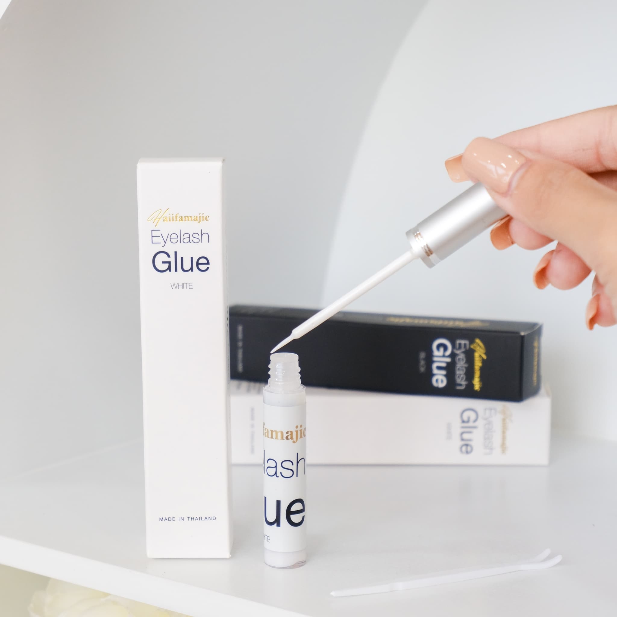 HF Eyelash Glue Blue & White - ภาพที่ 5