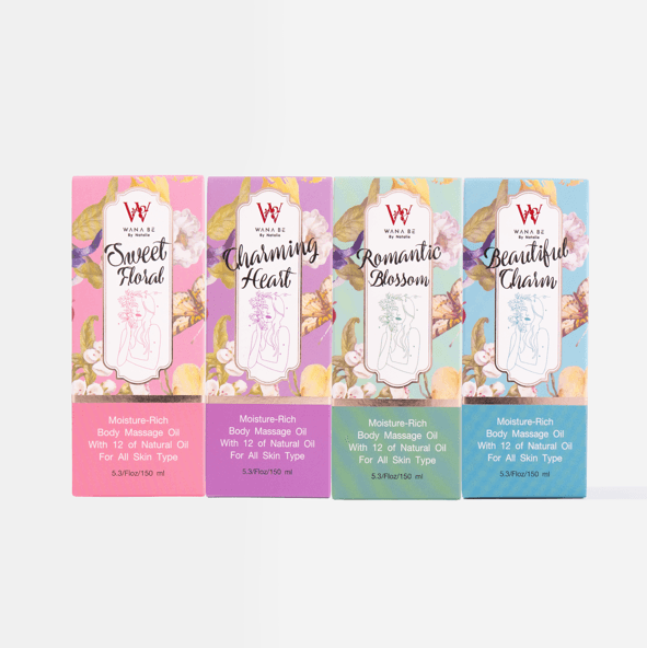 WANA BE Moisture Rich Body Massage Oil 150ml.