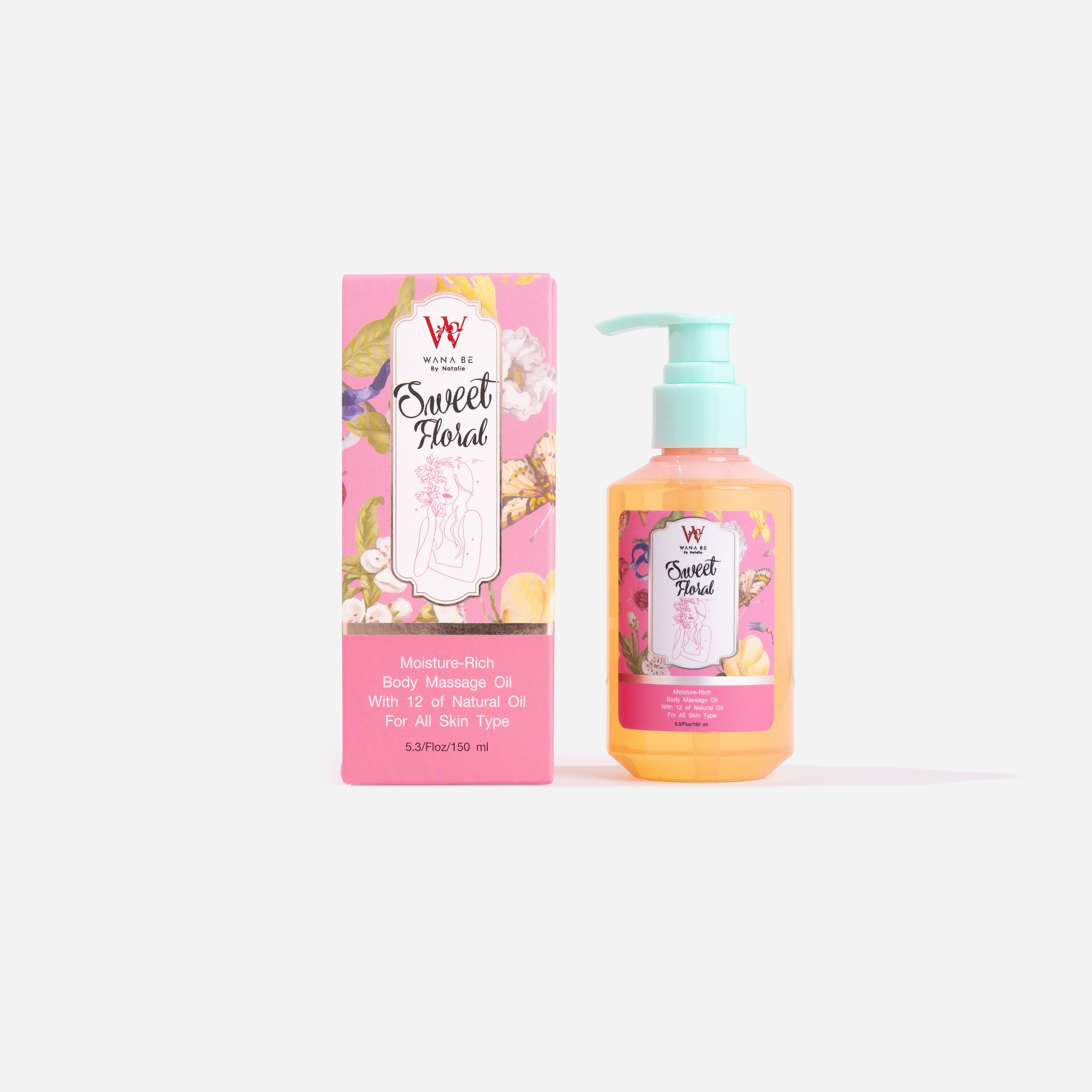 WANA BE Moisture Rich Body Massage Oil 150ml. - ภาพที่ 3