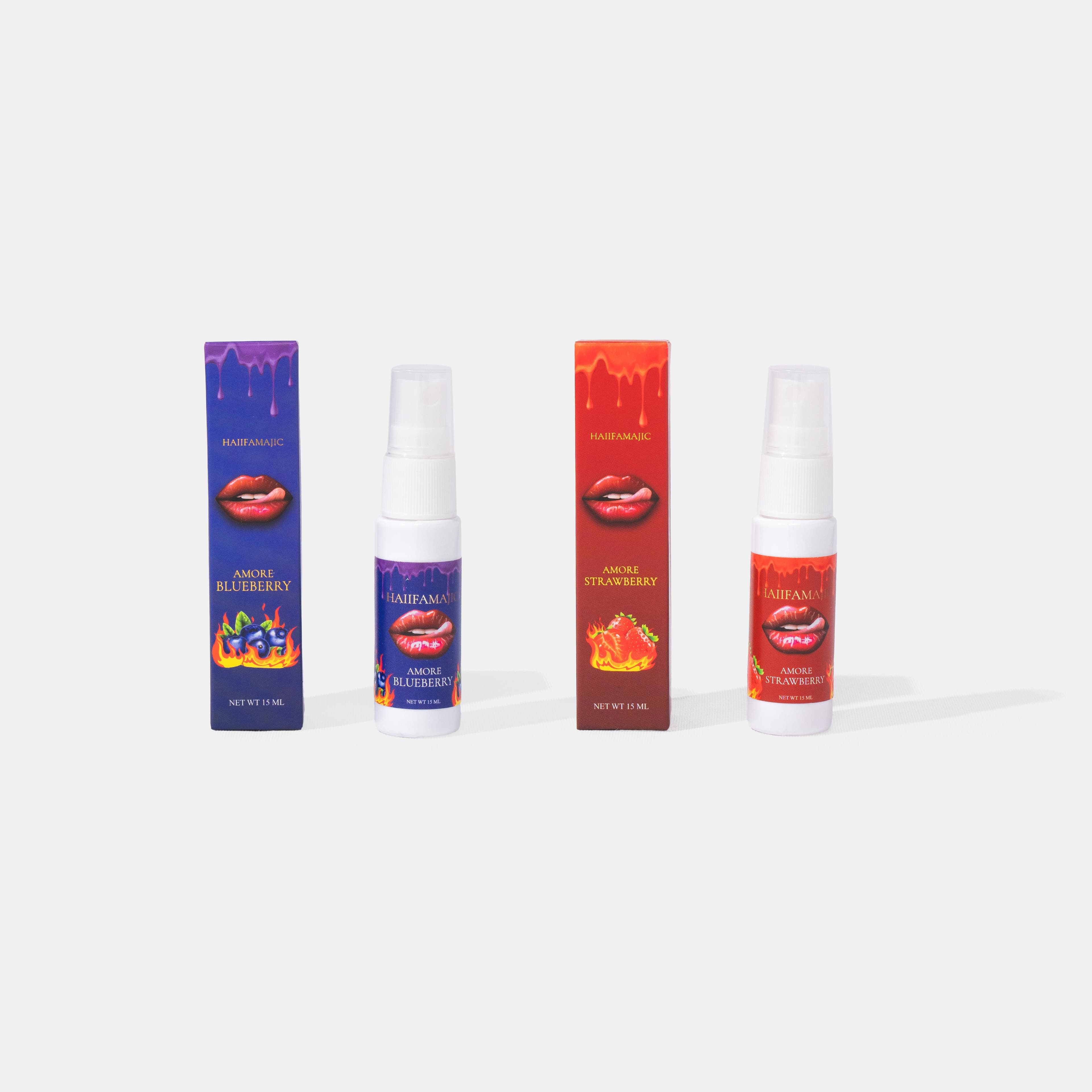 HF Amore Strawberry & Bluberry 15ml.