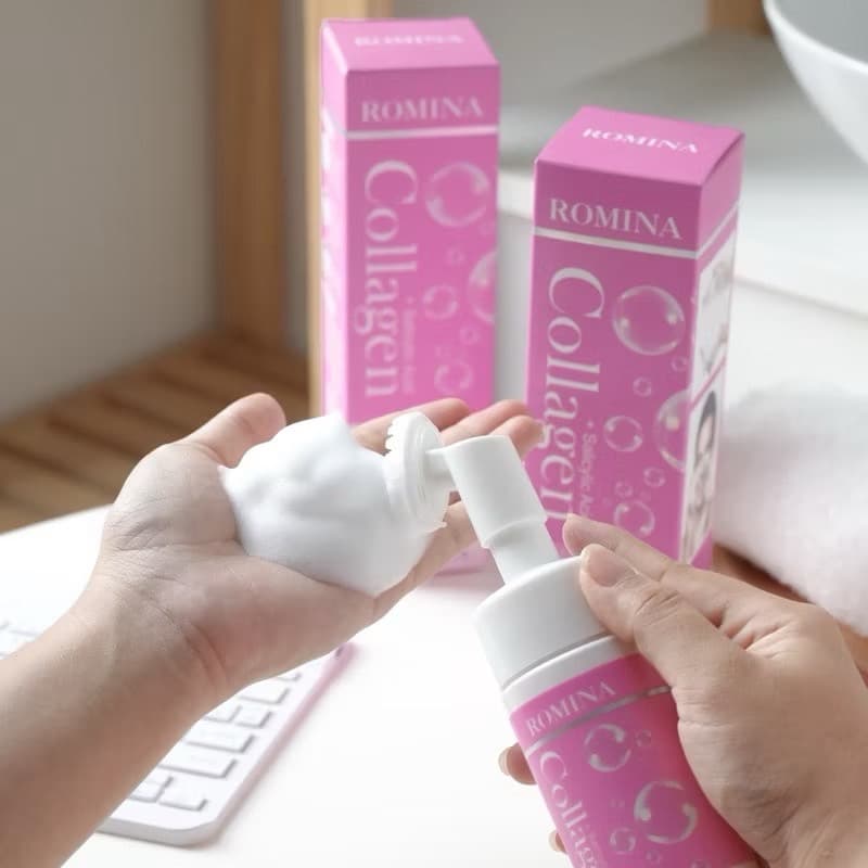 ROMINA COLLAGEN DEEP CLEANSING FOAMING FACE WASH - ภาพที่ 3