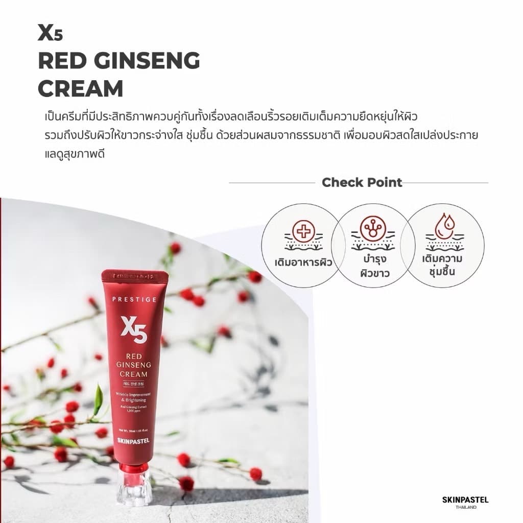 PRESTIGE X5 RED GINSENG CREAM SET - ภาพที่ 2
