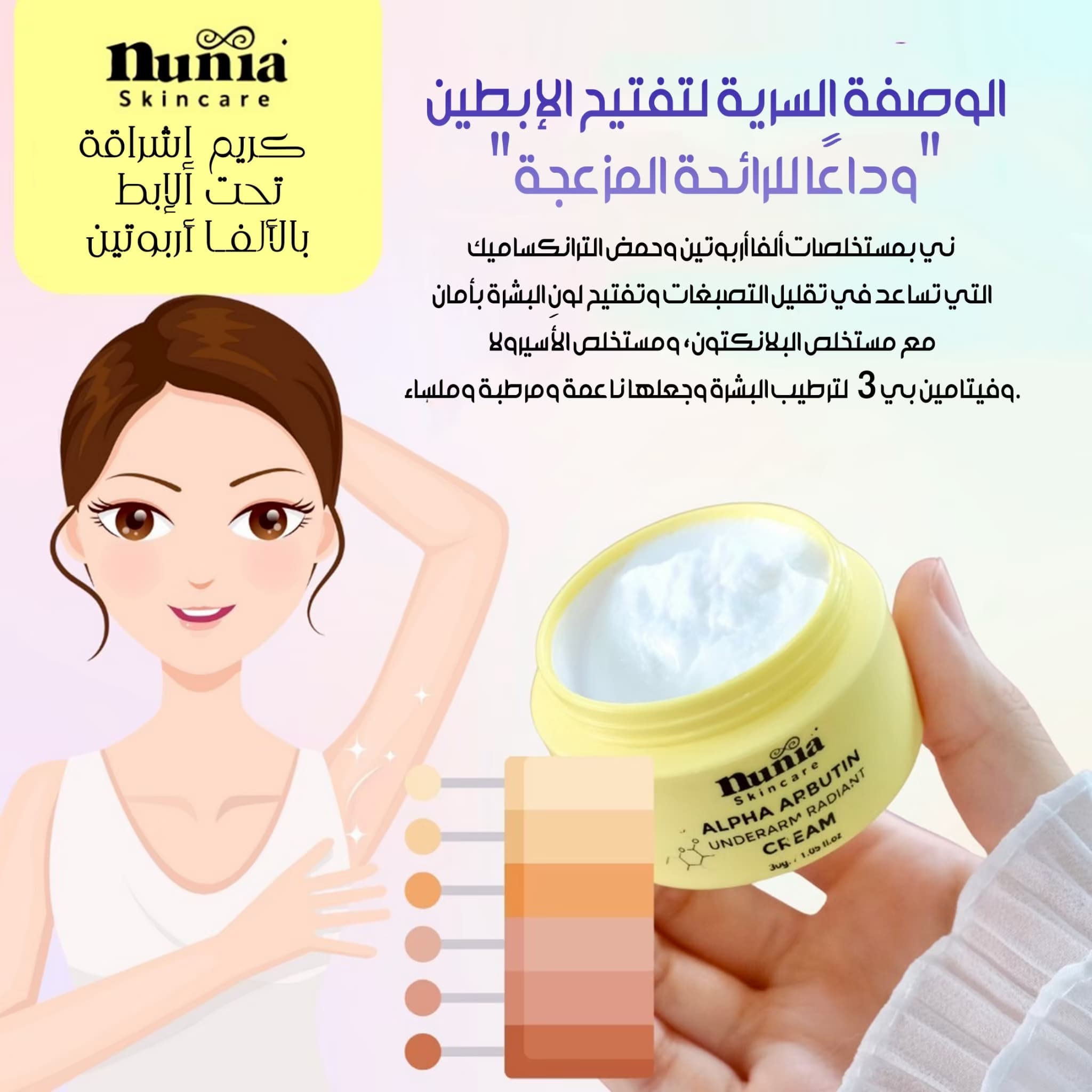 NUNIA ALPHA ARBUTIN UNDERARM RADIANT CREAM - ภาพที่ 9