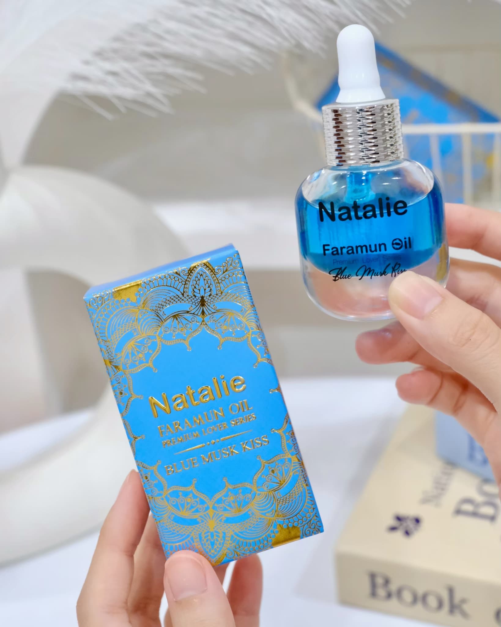 NATALIE FARAMUN OIL PREMIUM LOVER SERIIES BLUE MUSK KISS