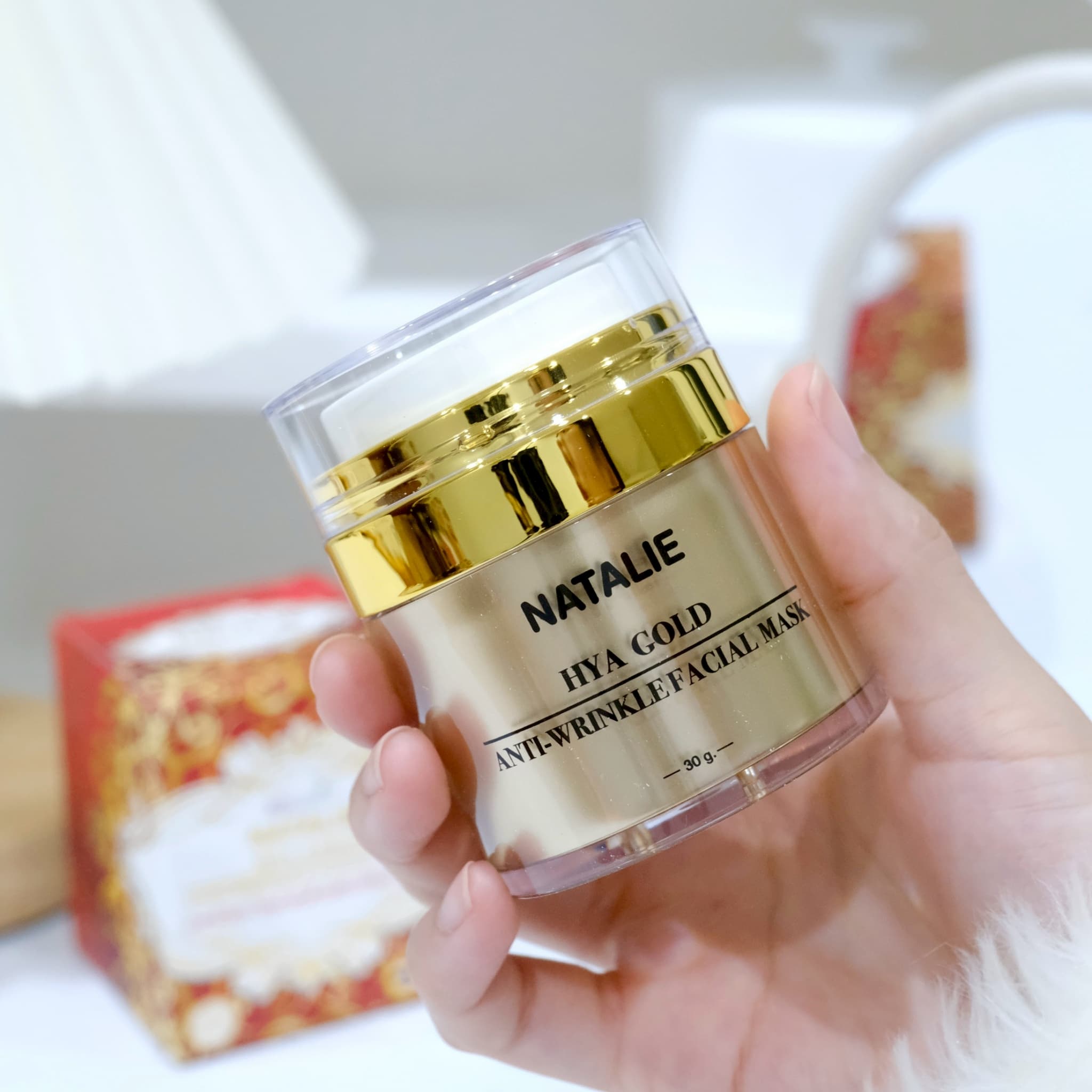 NATALIE HYA GOLD ANTI-WRINKLE FACIAL MASK - ภาพที่ 2
