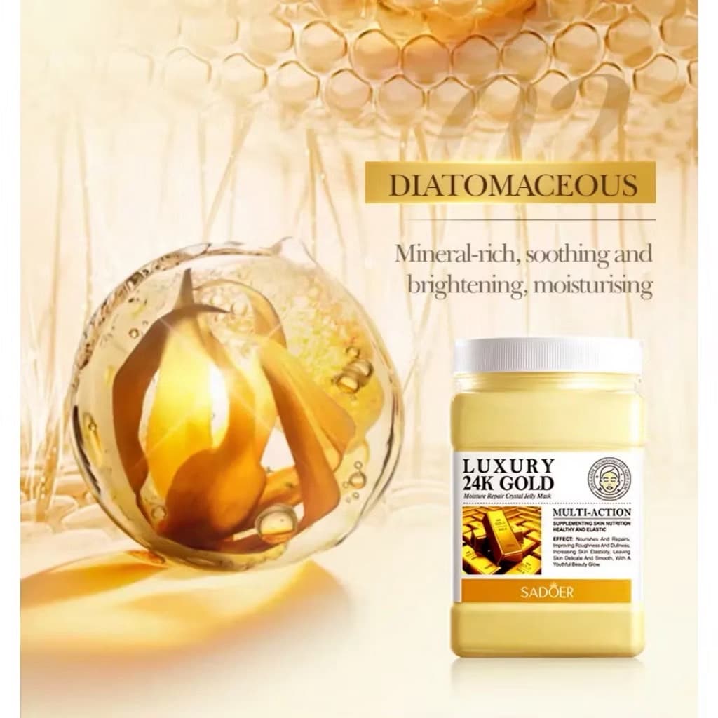 LUXURY 24K GOLD MOISTURE REPAIR CRYSTAL JELLY MASK - ภาพที่ 4
