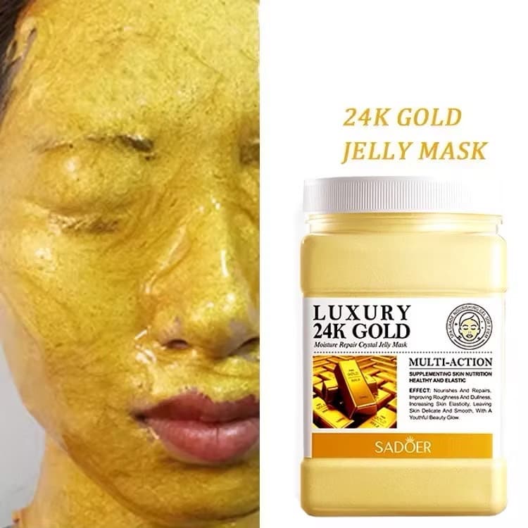 LUXURY 24K GOLD MOISTURE REPAIR CRYSTAL JELLY MASK - ภาพที่ 2