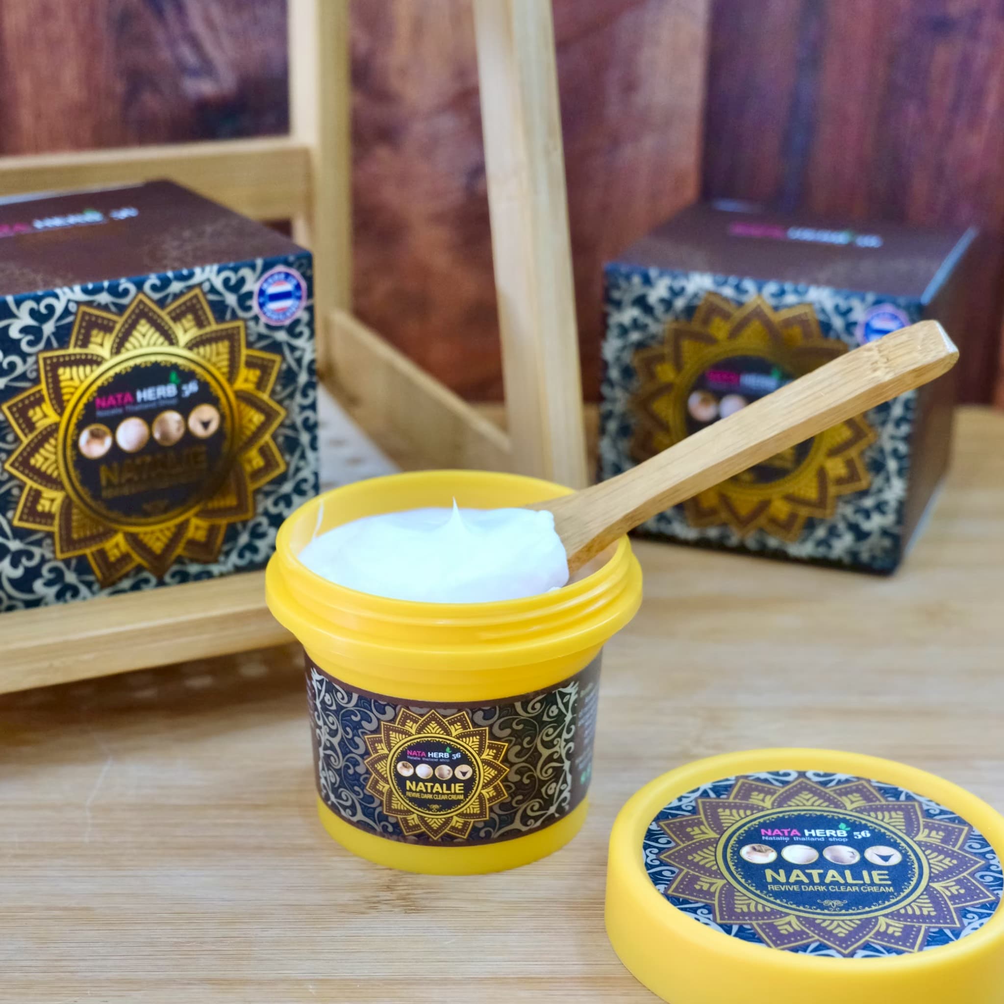 Natalie Clear dark whitening and stretch mask cream - ภาพที่ 4